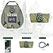 EZ USE Solar Camping Shower Bag – 5 Gallon Portable Outdoor Shower, Heats Water Using Sunlight, Upgraded Shower Head & Hose, Perfect for Camping, Hiking, Beach & Travel