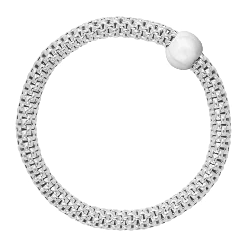 Silpada 'Chic' Sterling Silver Stretch Bracelet, 6 3/4