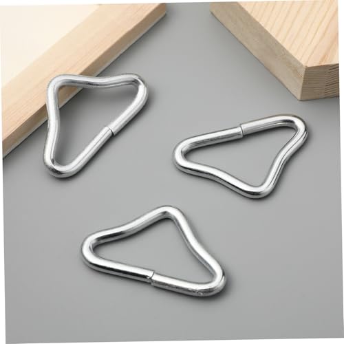 Boucles triangulaires fer trampoline minkissy x20 avec base