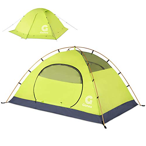 Gonex Camping Tent, 2 Person Backpacking Tent Waterproof Windproof Dome Tent for Snow and Cold for C - //coolthings.us