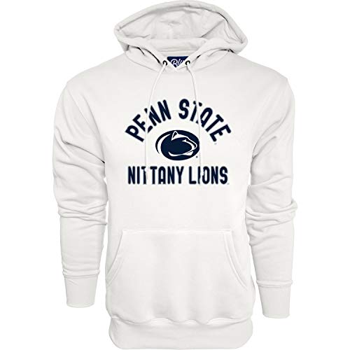 NCAA Penn State Nittany Lions Mens Hoodie Line Up Secondary Color, Penn State Nittany Lions White, X-Large