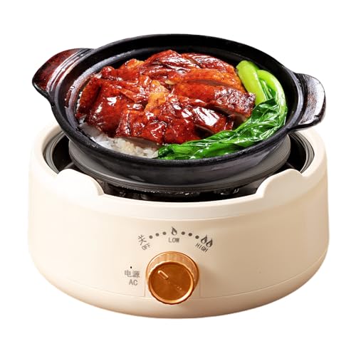 Cocina eléctrica pequeña - Calefacción eléctrica - Hornillo de cocina ajustable para hervidor y cocina interior al aire libre camping picnic