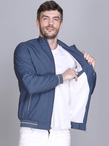 Image of RARE TIMES Men Puffer Jacket | Padded Jacket | Quilted Jacket | Trendy Winter Full Sleeve with Zipper Pocket Jacket (Pack of 1)