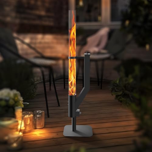 Fire Pit Wood Pellet Outdoor Patio Heater Even Embers Pellet Patio