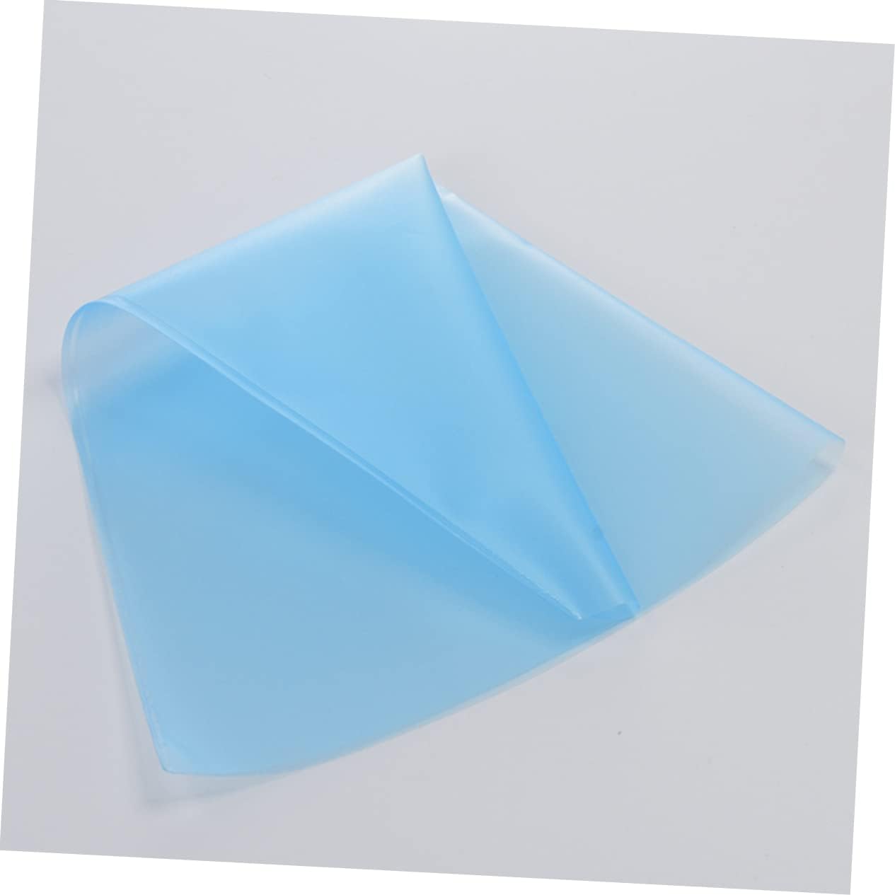10pcs Sky-blue Eva Piping Bags for Cake Decorating Flexible Icing Bags for Diy Pastry for Cream Frosting Cookies and Cupcakes