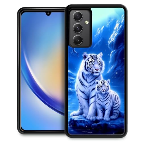 Coque Samsung Galaxy A54 tigre bleu - Protégez votre téléphone durant vos déplacements