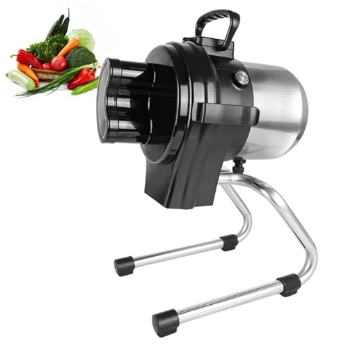 Picadora de cebolletas eléctrica de 110 W, trituradora de cebolla de primavera comercial, 6000 RPM, 1-5 mm de grosor