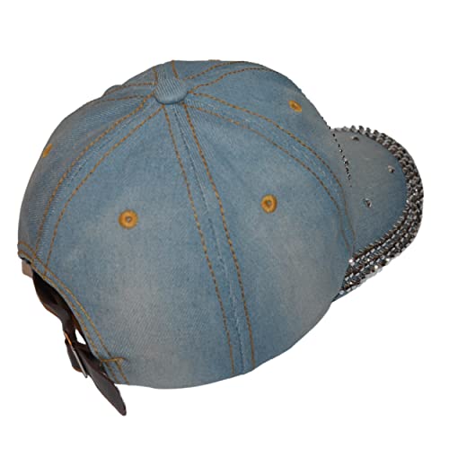 Popfizzy Bling Princess Crown Hat For Girls, Princess Rhinestone Hat, Bedazzled Tiara Baseball Caps, Distressed Denim Hat, Bling Gifts For Girls #TOP7