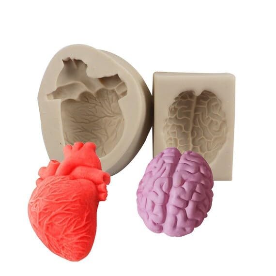 SKPDecor Heart & Brain Shaped Candles | Handmade Soy Wax Artistic Candles with Premium Finish.-image-24