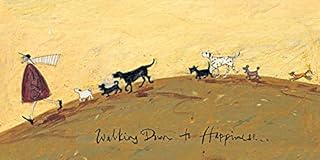 Art Group AFWDC93124 The Sam Toft Walking Down To Happiness Canvas Print, Cotton, Multi-Colour, 1.8 x 50 x 100 cm
