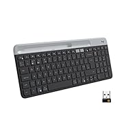 Logitech K580 Slim Multi-Device Wireless Keyboard, Black