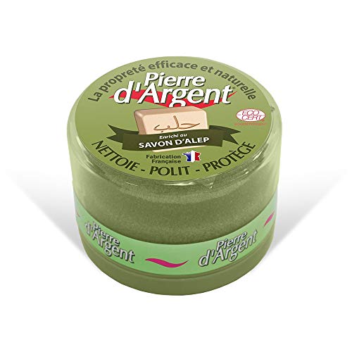 Pierre d'Argent enrichie au savon d'Alep 200 g certifiée ECOCERT Cover