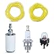 Haishine Primer Birnen schlauch, Kraftstoffschlauch für Kettensägenmäher, Gebläse, Unkrautvernichter, für Husqvarna 2235 236 240 340 345 350 353 440 445 450 460 123L 225 232L 227L 240L 322L 323