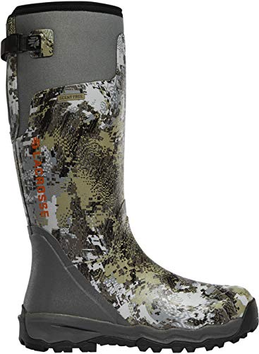 Image of LaCrosse AlphaBurly Aero Men's 17 inch Waterproof Rubber Hunting Boots Non-Insulated with 5mm Neoprene Core, Outdoor Field Footwear