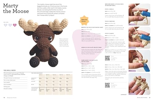 Amigurumi Friends: 20 Easy Patterns to Create 100+ Adorable Custom Crochet Critters - Explore Infinite Possibilities with Shapes, Colors, Details, and Yarns - Image 8