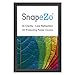 SnapeZo Movie Poster Frame 27x40 Inches, Black 1.7 Inch Aluminum Profile, Front-Loading Snap Frame, Wall Mounting, Wide Series for One Sheet Movie Posters