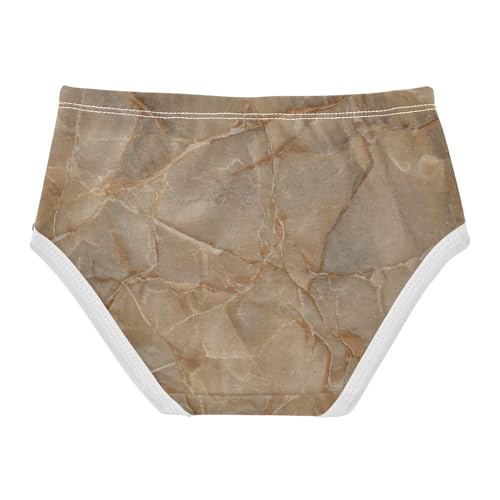 Cotton Girls Underwear Toddlers Marble Brown Little Girl Panties Animals Briefs Girls Undies 2t2