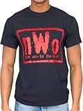 Costume Agent Adult Unisex NWO New World Order Logo Pro Wrestling Black T-Shirt (Small)