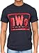 NWO New World Order Red Ink Adult Black T-Shirt (Medium)