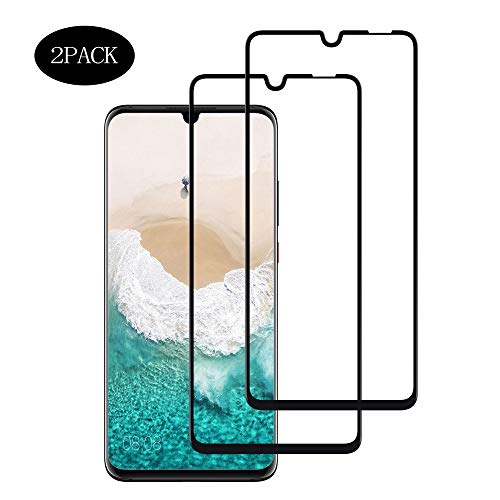 GUSODOR Huawei P30 Lite Verre trempé [2 pièces], Protection d'écran Huawei P30 Lite, [Bord d'arc 2.5D] [dureté 9H] Huawei P30 Lite Protection trempée
