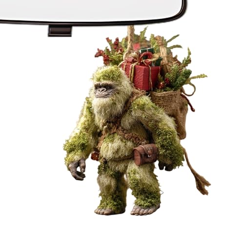 De Árbol De Navidad,Colgante De Mono De Acrílico En 2D - De Animales De La Vida Silvestre,para Los Suministros para Fiestas De Navidad Hogar Y Cocina Y Exterior Y Jardín Y Patio Y Pared