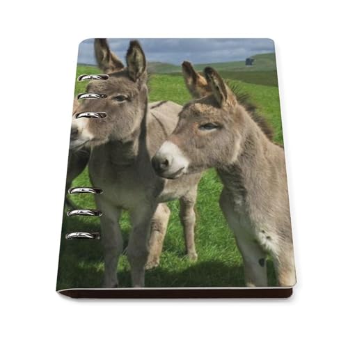 Cahier à anneaux A5 rechargeable carnet de notes ligné imperméable