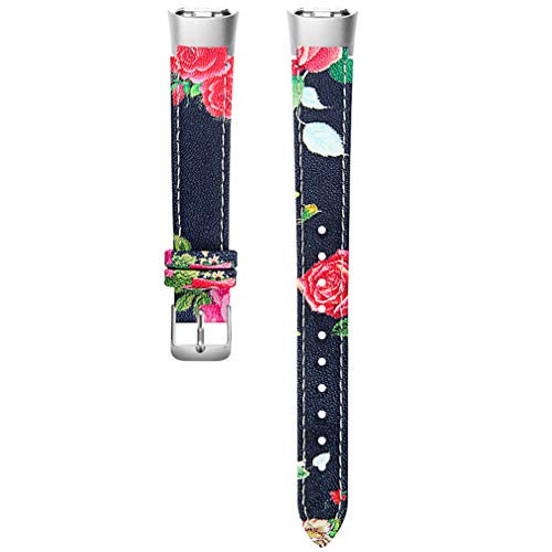 NICERIO Pulseira de relógio compatível com Samsung Galaxy Fit SM-R370 – Pulseira de couro para relóg