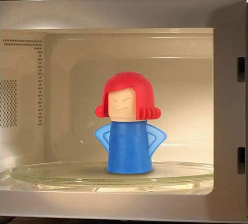 Miniatura 5 de HORNO Angry Mama - Limpiador de vapor para microondas y desinfecta con vinagre y agua para cocinas (azul)