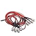 LAFEINA 8 LED Lights Kit White Red Headlights Taillights for 1/10 1/8 TrX4 D90 SCX10 HPI HSP RC Model Car Truck Tank Lighting