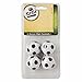 Fat Cat Foosball/Soccer Game Table Soccer Balls: 36 mm Regulation Size Foosballs, Black/White, 4 Pack