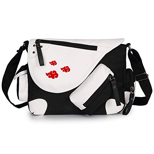 Anime Naruto Cosplay Mochila Messenger Bag Bolsa de Hombro Bolso Bandolera Mensajero