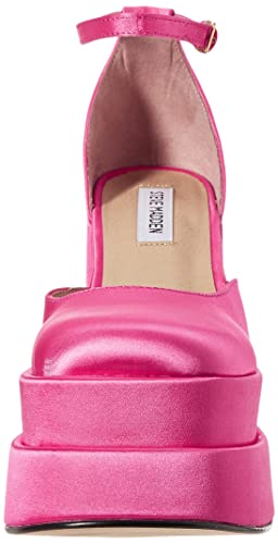 Steve Madden Women's Charlize Pump, Pink Satin, 8.5 #TOP1