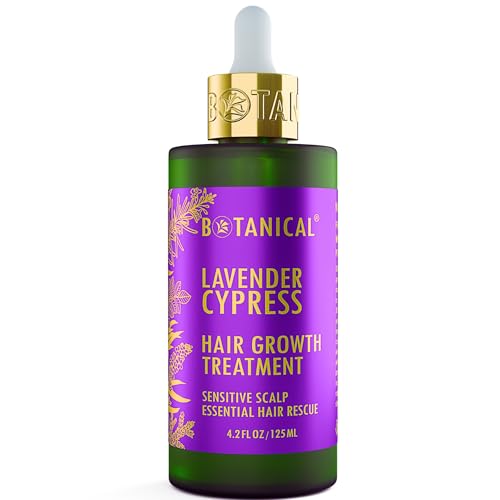 Botanical Hair Growth Treatment Lavender Hair Oil For Hair Thinning