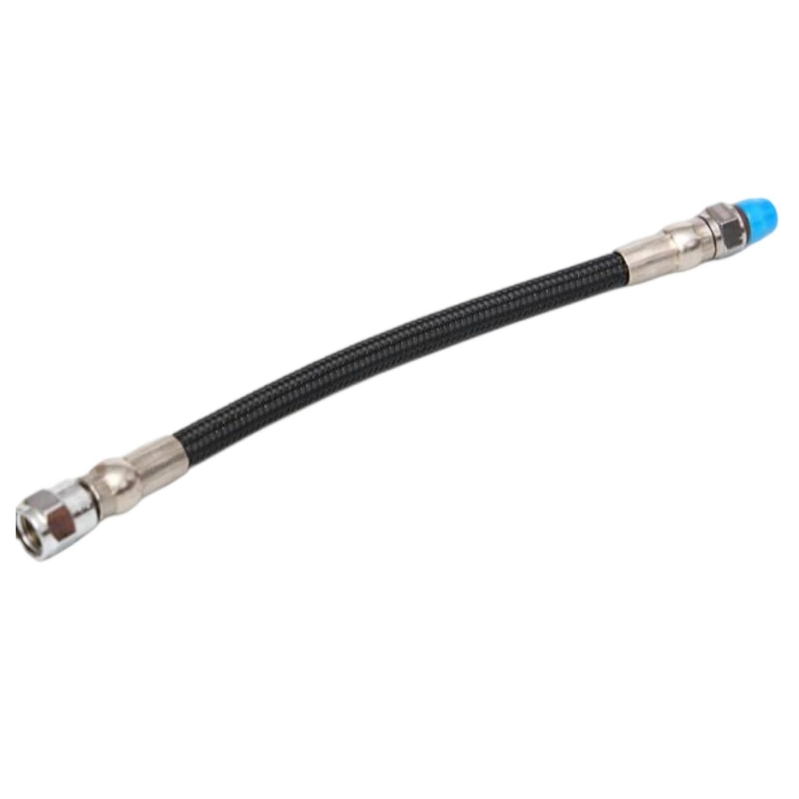 Tubo Regolatore Subacqueo Frusta Subacquea per Attrezzatura Sub Collegamenti Sicuri Erogazione Gas Costante Estremità Metalliche Filettate Protezioni, 22.5cm, style to 2