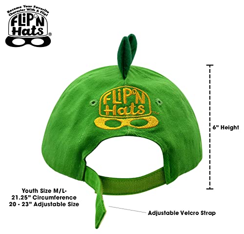Dinosaur Hat With Flip Down Sunglasses - Girls And Boys Fun Hats, Green Dino Mask, Crazy Hats For Kids Birthday Party Gifts! #TOP6