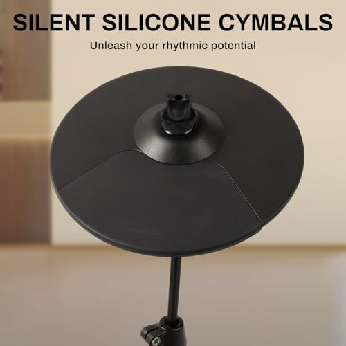 image for MOSEN MUSIC MOSEN Electric Drum SetMesh Drum Pads, Phone Holder, Stick