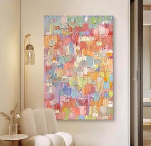 Peinture à l'huile sur toile peinte à la main, tableau abstrait source d'inspiration - 3