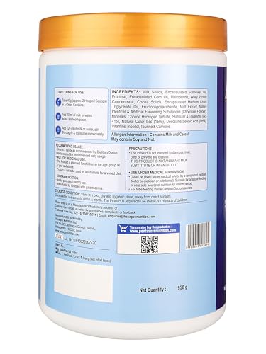 Image of PediaGold Nutrition Mix Powder for Children | For 2-14 Years | Chocolate - 950g | Zero Sucrose | 6g protein per serving | Supports Overall Health, Boosts Immunity | Nutritional Supplement for Kids