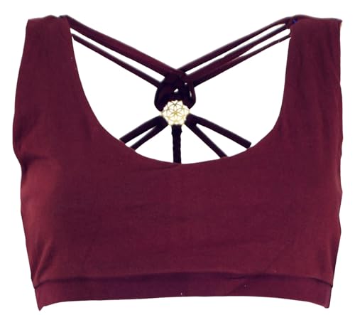 GURU SHOP Goa Psytrance Bikini Top, Boho Top, Pixi Yoga Top -...