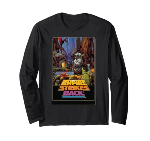 T-shirt Star Wars Yoda manches longues idéal pour vos soirées cinéma de science-fiction