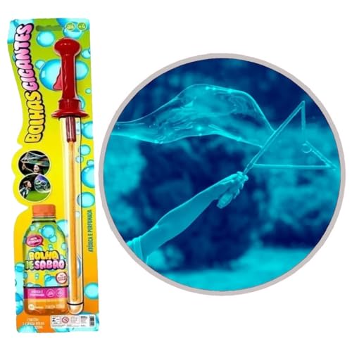 Bastão Espada 40cm para Bolha de Sabão Gigante com Refil de 300mL...