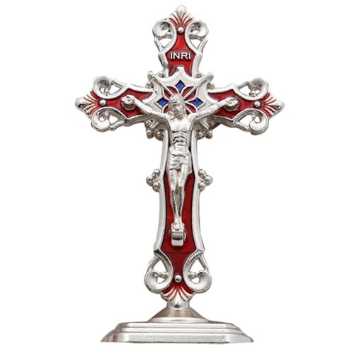 Jésus-Christ Ornement avec base pour la maison et la voiture, décoration chrétienne, statue d' religieux, cadeau significatif, pour cérémonie religieuse chrétienne