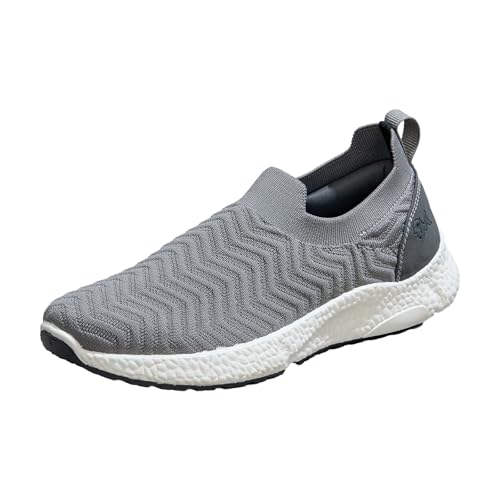 Image of Neeman's Flex Weave Slip On Shoes for Men | Breathable Knit Upper, Lightweight Cushioned Sole | Stretchy Slip-On Sneakers for All-Day Comfort,Shoe
