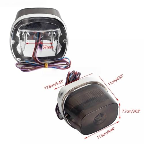 Freno en funcionamiento y luces traseras con acabado premium para modelos FLSTF 6