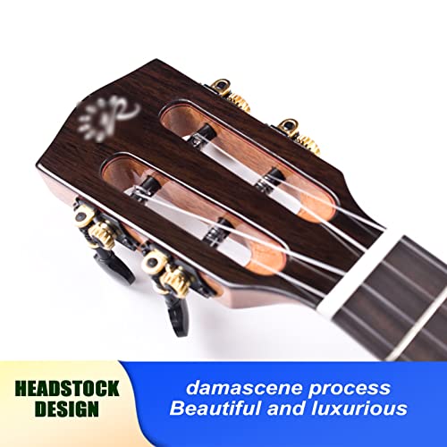 TyhhxNq Concert Ukulélé, 23 Pouces Instrument D’ukulélé en Bois D’acacia pour Adultes Débutants Professionnels avec Sac… - Les Beatles, Paul McCartney, John Lennon, RIngo Starr, George Harrison TyhhxNq Concert Ukulélé, 23 Pouces Instrument D'ukulélé en Bois D'acacia pour Adultes Débutants Professionnels avec Sac… – Image 8