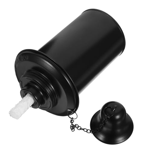 BESPORTBLE Bote de Combustible para Antorcha de Jardín Frasco Metálico Resistente con Boca Ancha para Fácil Relleno para Exteriores y Decoraciones al Aire