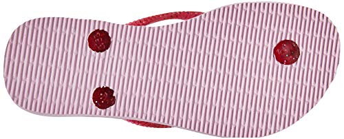 Chinelo Slim Princess, Havaianas, Meninas, Rosa Cream/Pirulito, 25/26