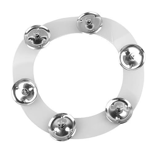 Percussion Cymbal Ring Bell Double Rows Tambourine Ching Ring for Musicians
