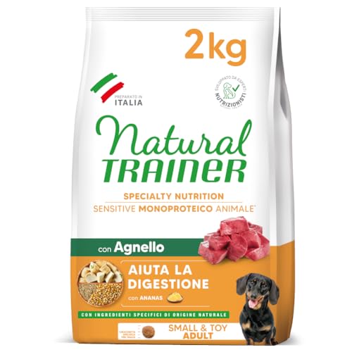 Natural Trainer Sensitive No Gluten Cibo per Cani Adulti con Agnello - 2kg