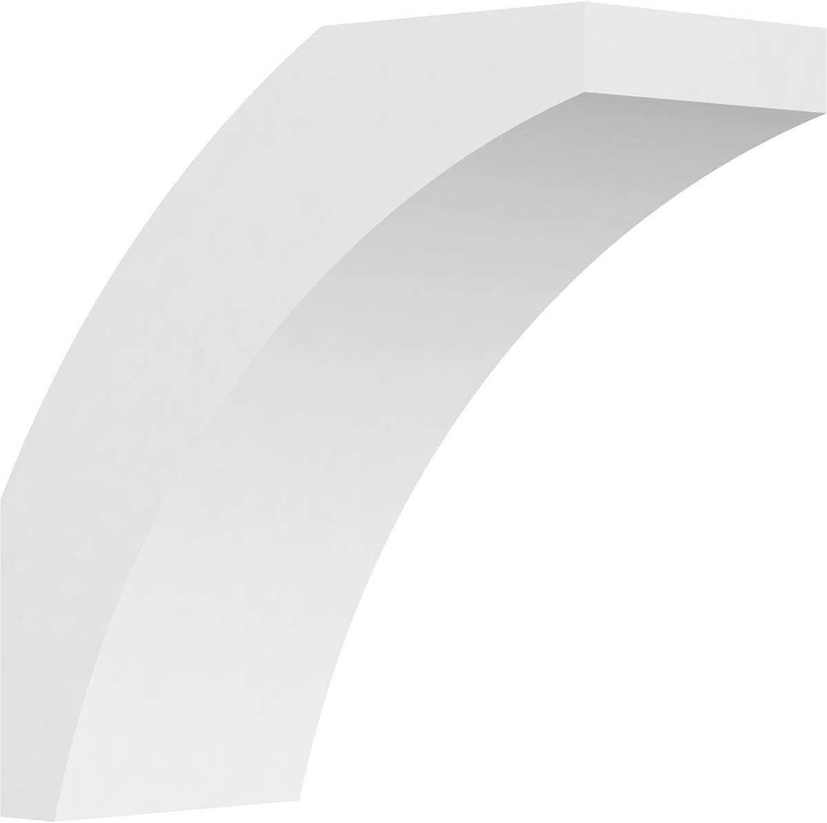 Ekena Millwork BRCP03X16X16THR 3"W x 16"D x 16"H Standard Thorton Architectural Grade PVC Knee Brace